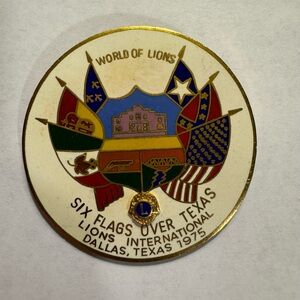 1975 Texas Six Flags Over Texas Lions Club